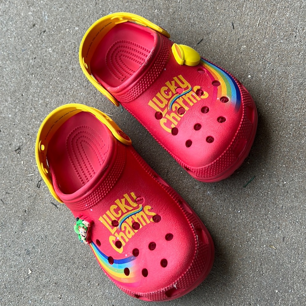 Lucky charms limited ed crocs